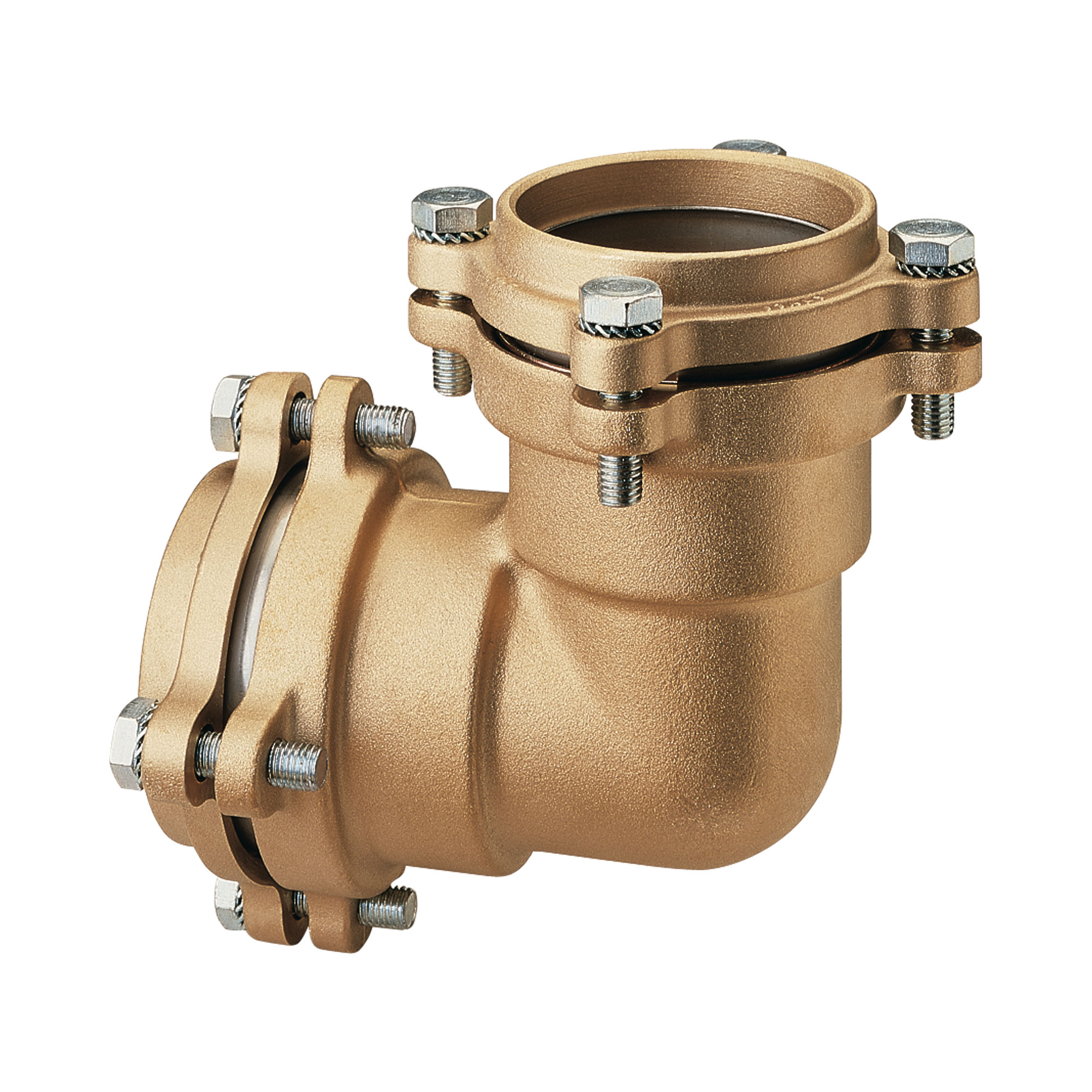 Coude égal, avec brides