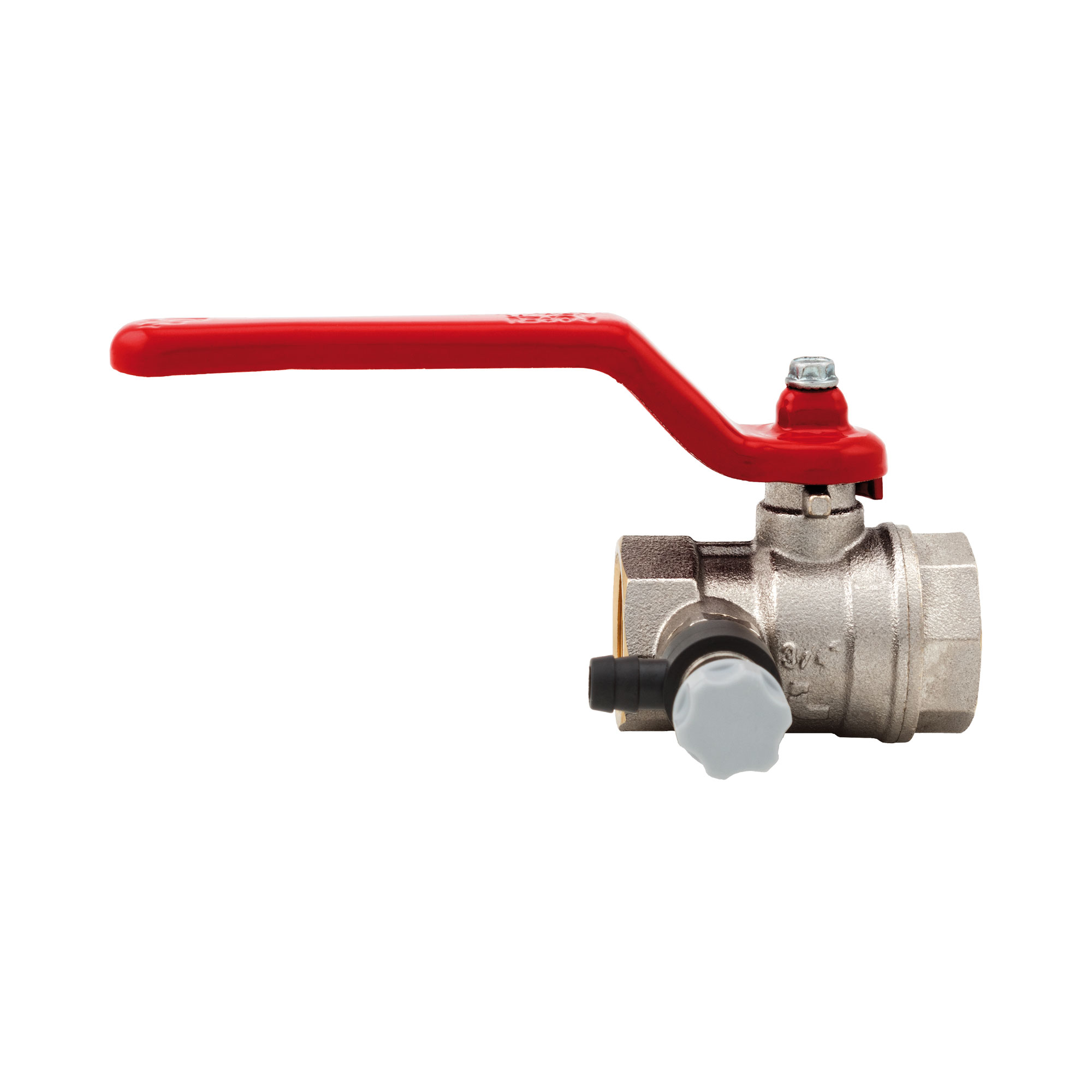 115 Vienna ball valve, standard flow with revolving drain cock - 115