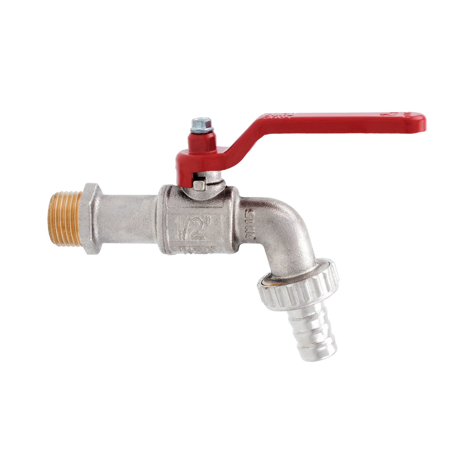 Robinet à boisseau sphérique porte-tuyau