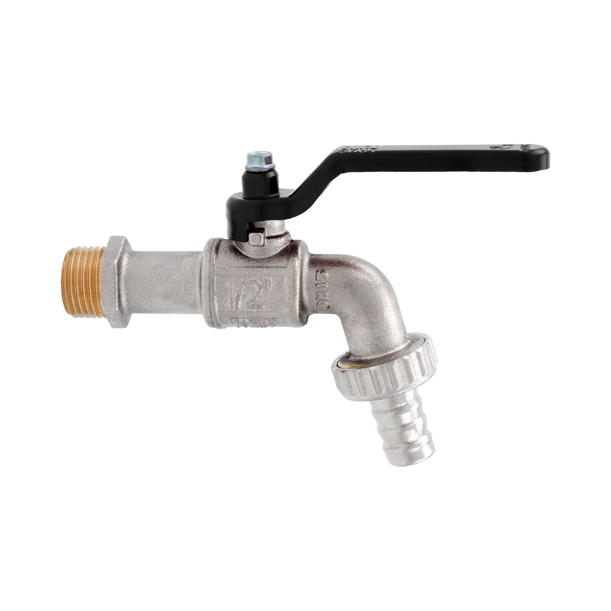 Robinet à boisseau sphérique porte-tuyau