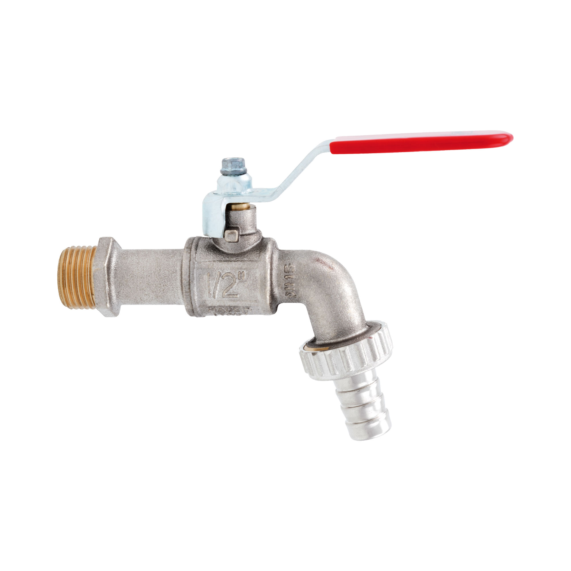 Robinet à boisseau sphérique porte-tuyau