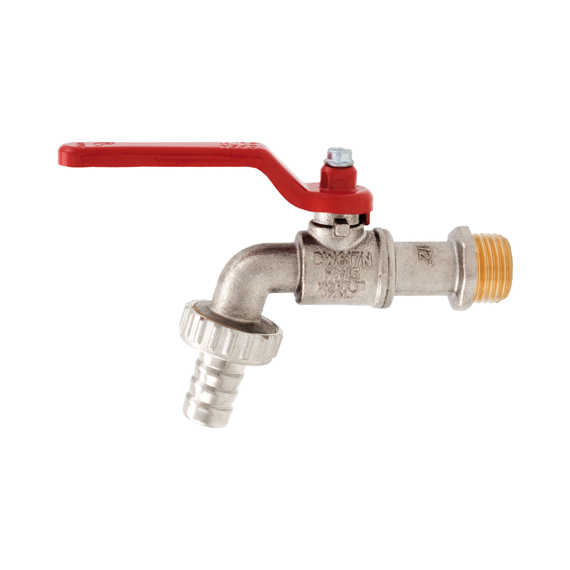 Robinet à boisseau sphérique porte-tuyau