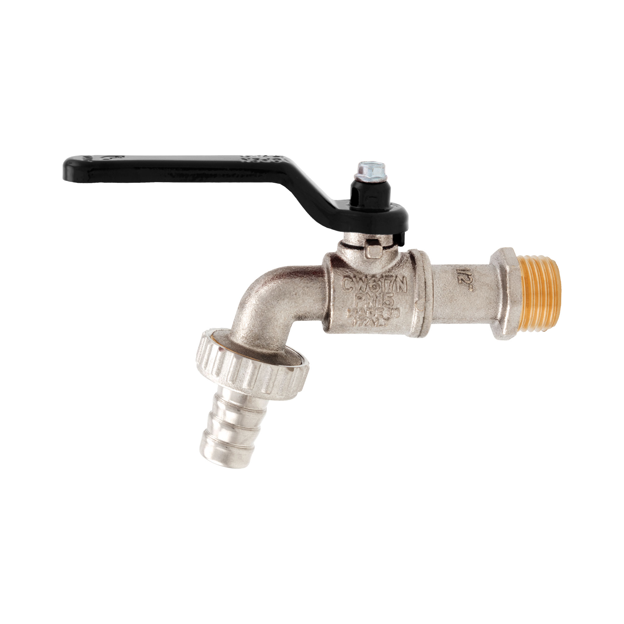 Robinet à boisseau sphérique porte-tuyau