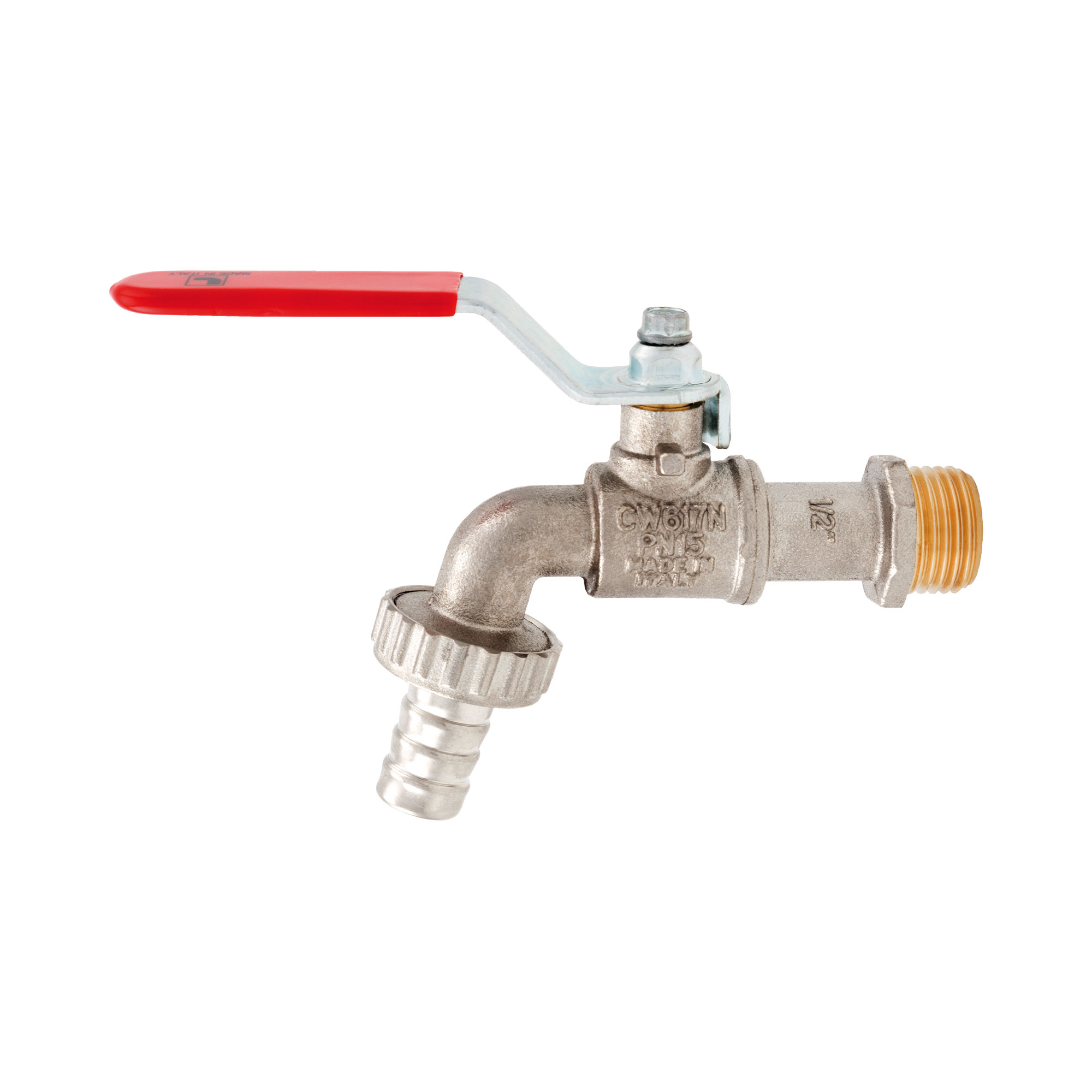 Robinet à boisseau sphérique porte-tuyau