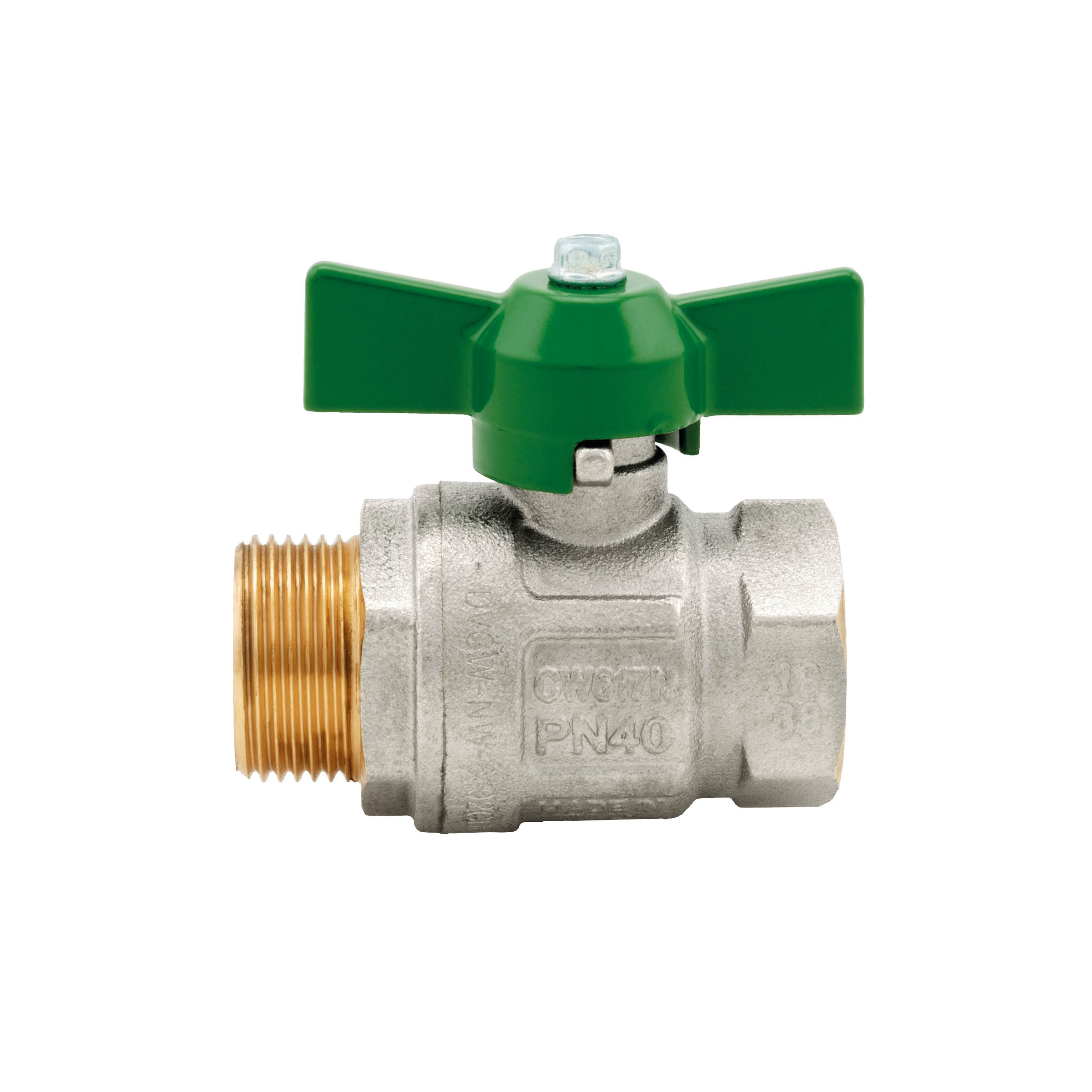 Vanne à boisseau sphérique Ideal DVGW, passage intégral