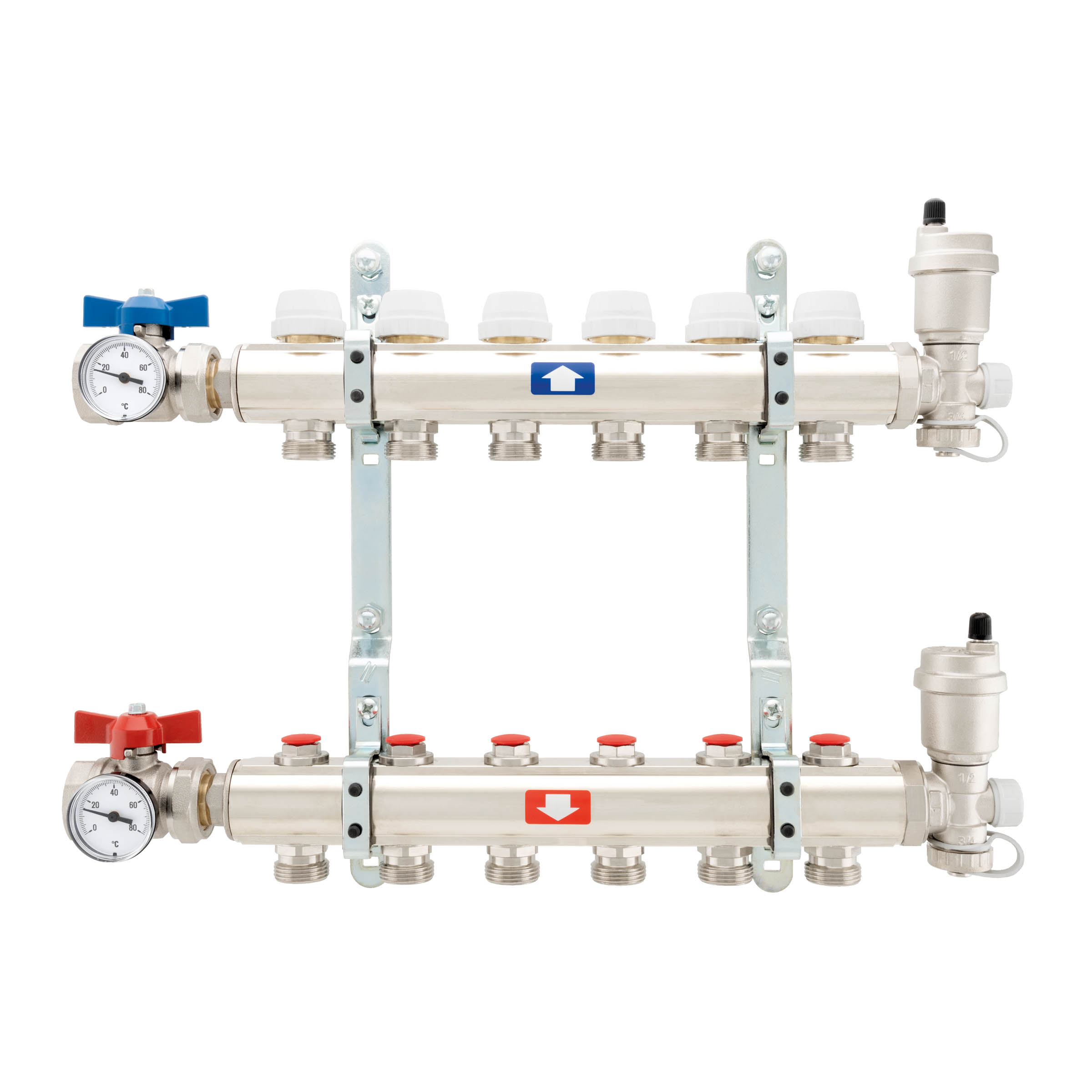 Collecteur pré-monté complet sans débitmètres