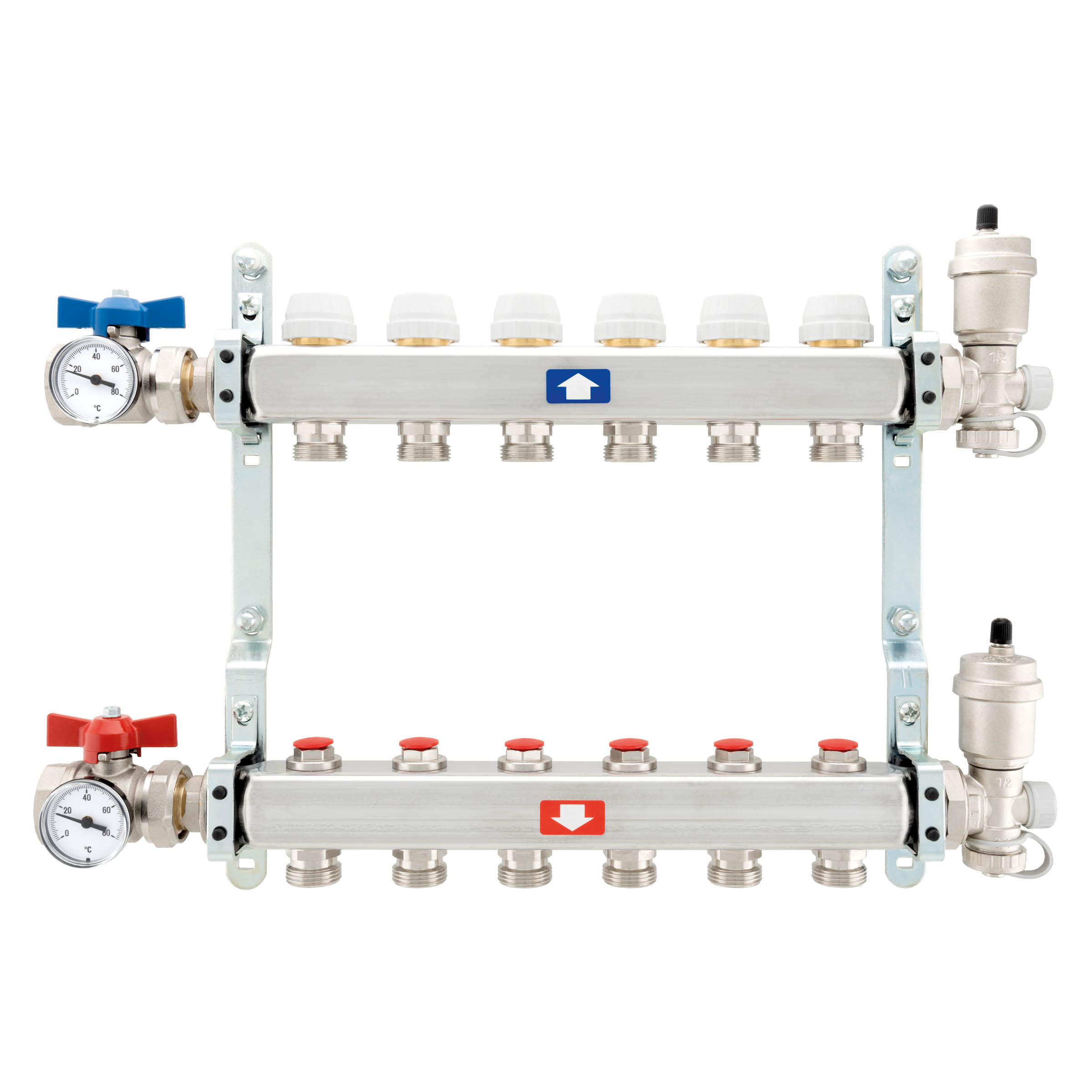 Collecteur pré-monté complet sans débitmètres