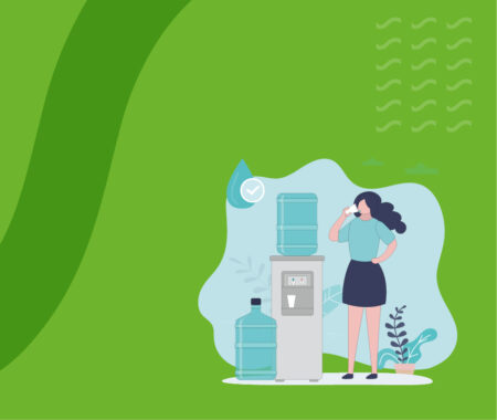 Water dispenser: first step in the company