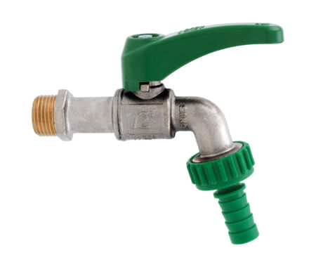 SPIN hose bibcock with mobile connection