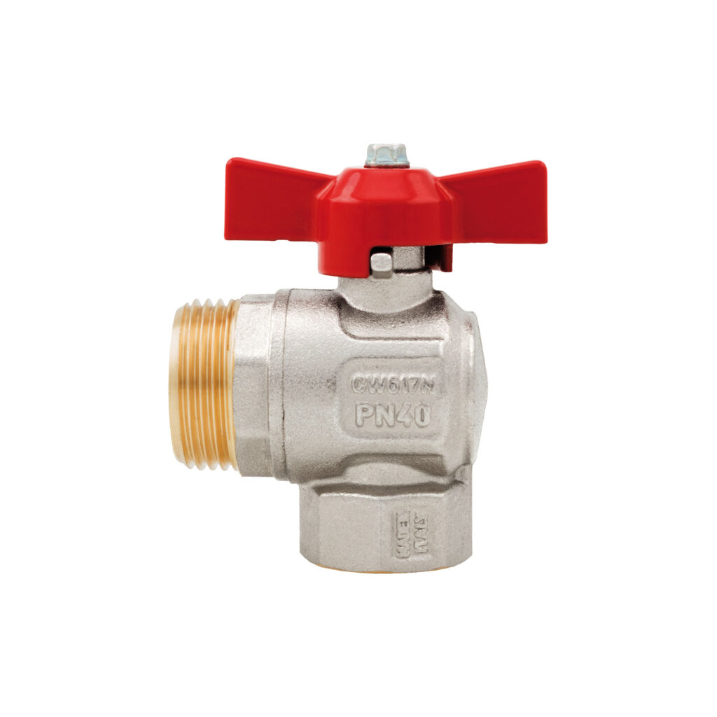 Ideal angle ball valve without union, full flow for manifolds - 298SDC