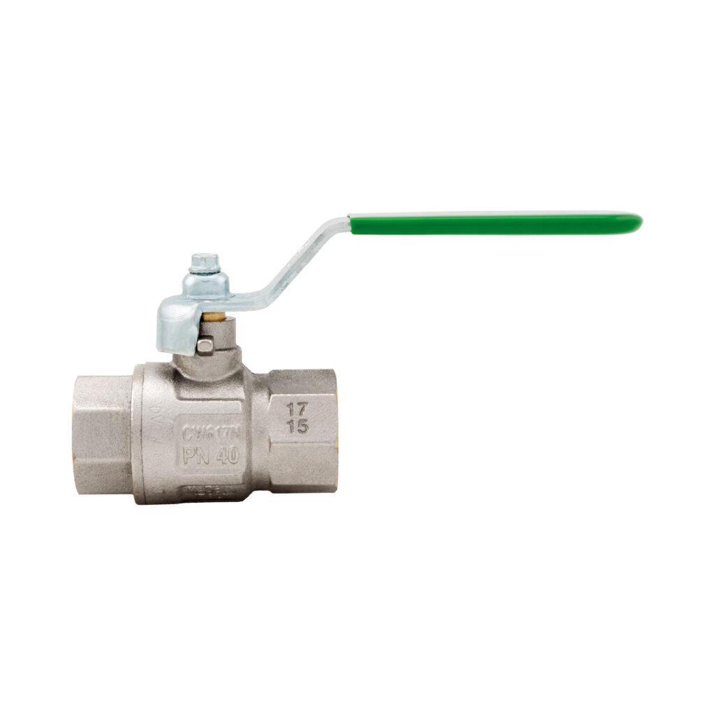 Green DVGW ball valve, full flow - 376