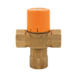 Thermostatic mixing valve for solar heating systems - 475