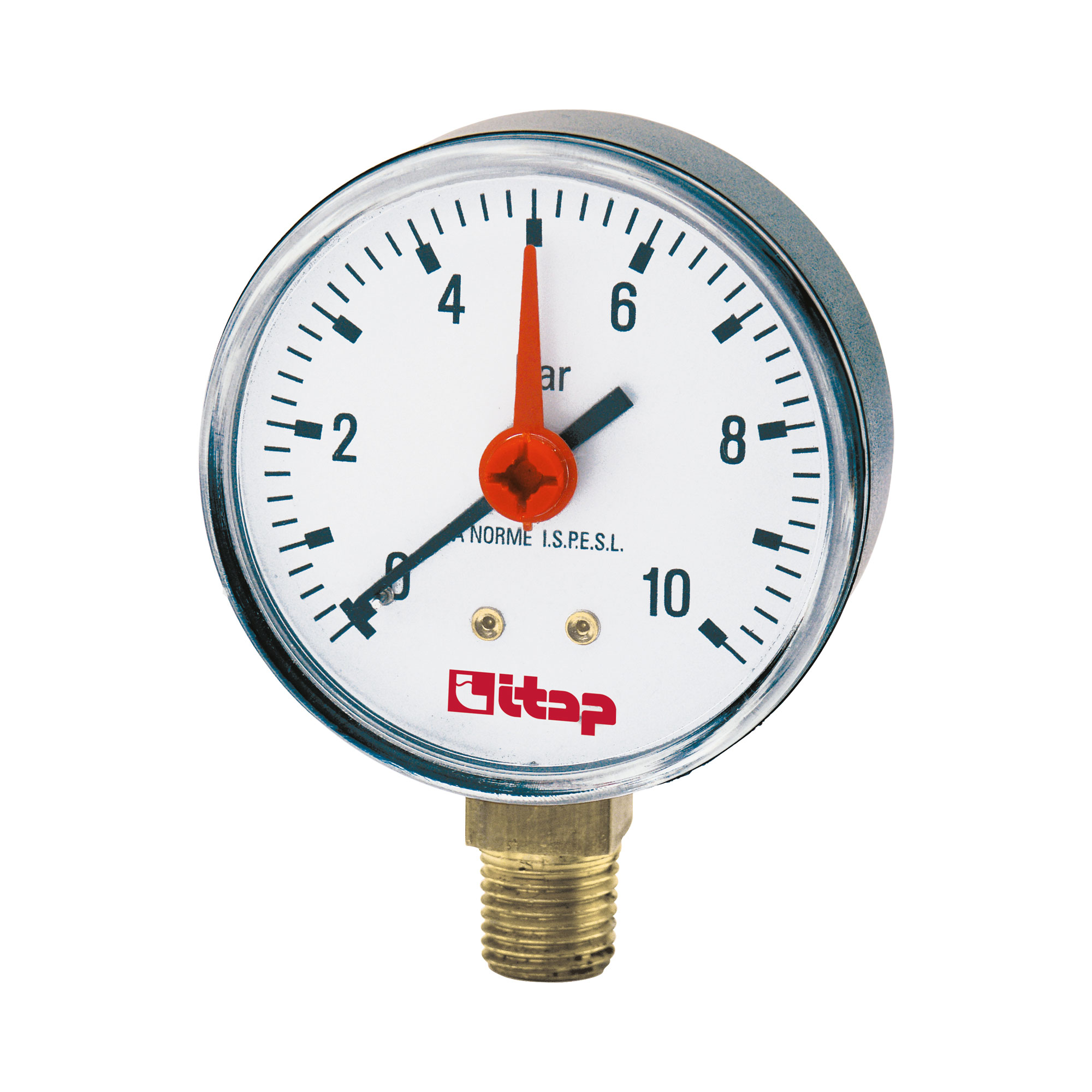 Manometro Idraulico Schläfer 0-10 Bar - Per Gonfiaggio Gomme E Impianti - Foto 11