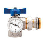 Angle ball valves kit and thermometer – Compact - 487K02R