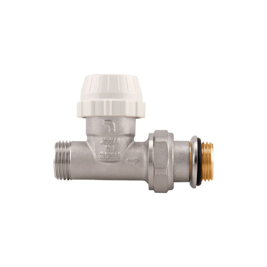 Straight convertible valve with cap, male thread - 895C