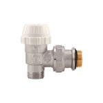 Angle convertible valve with cap, male thread - 995C